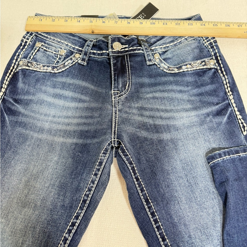 Grace Dark Blue Skinny Jeans - Picture 7 of 10